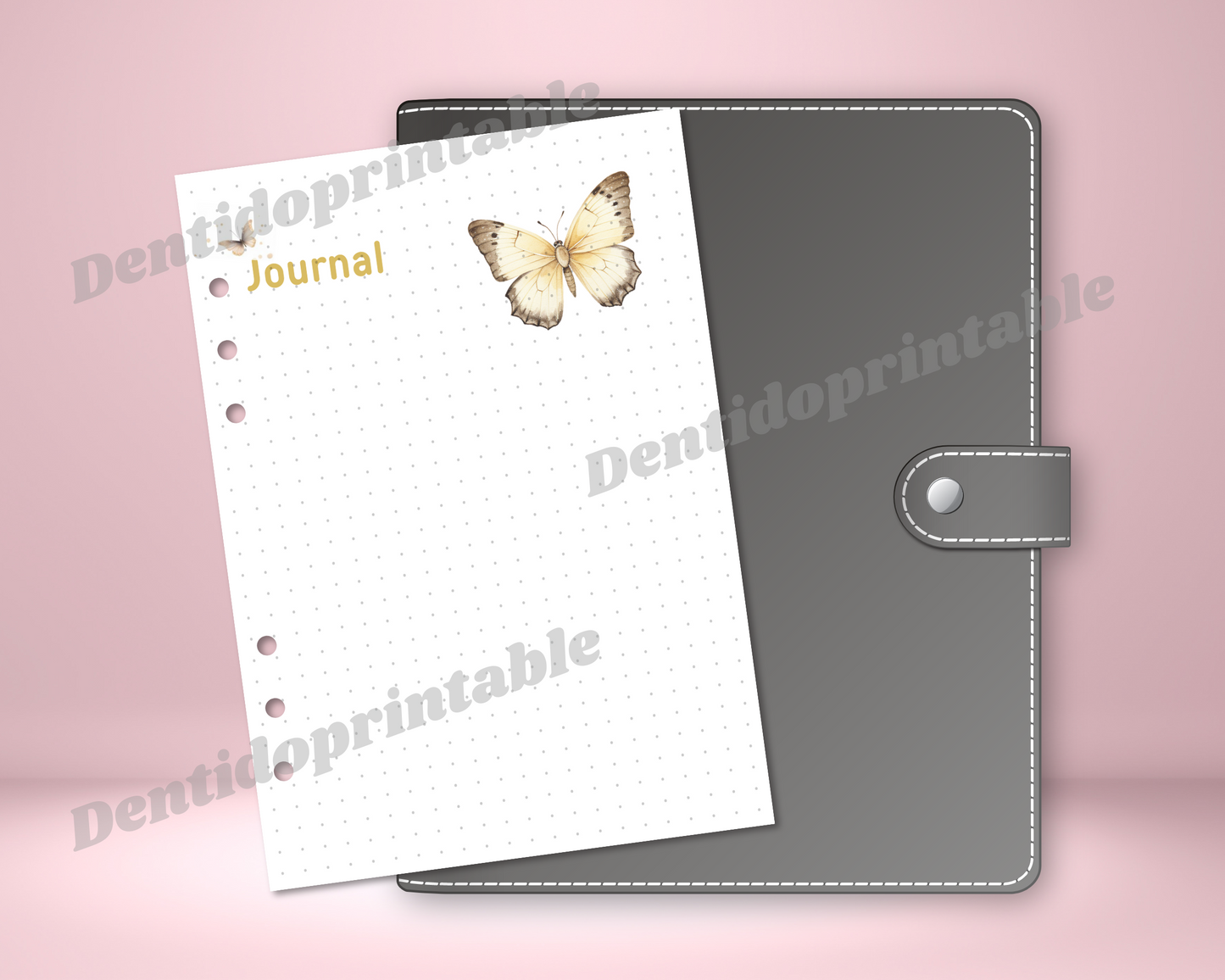 DIGITAL DOWNLOAD PDF  Bullet journal butterfly themed  Spread