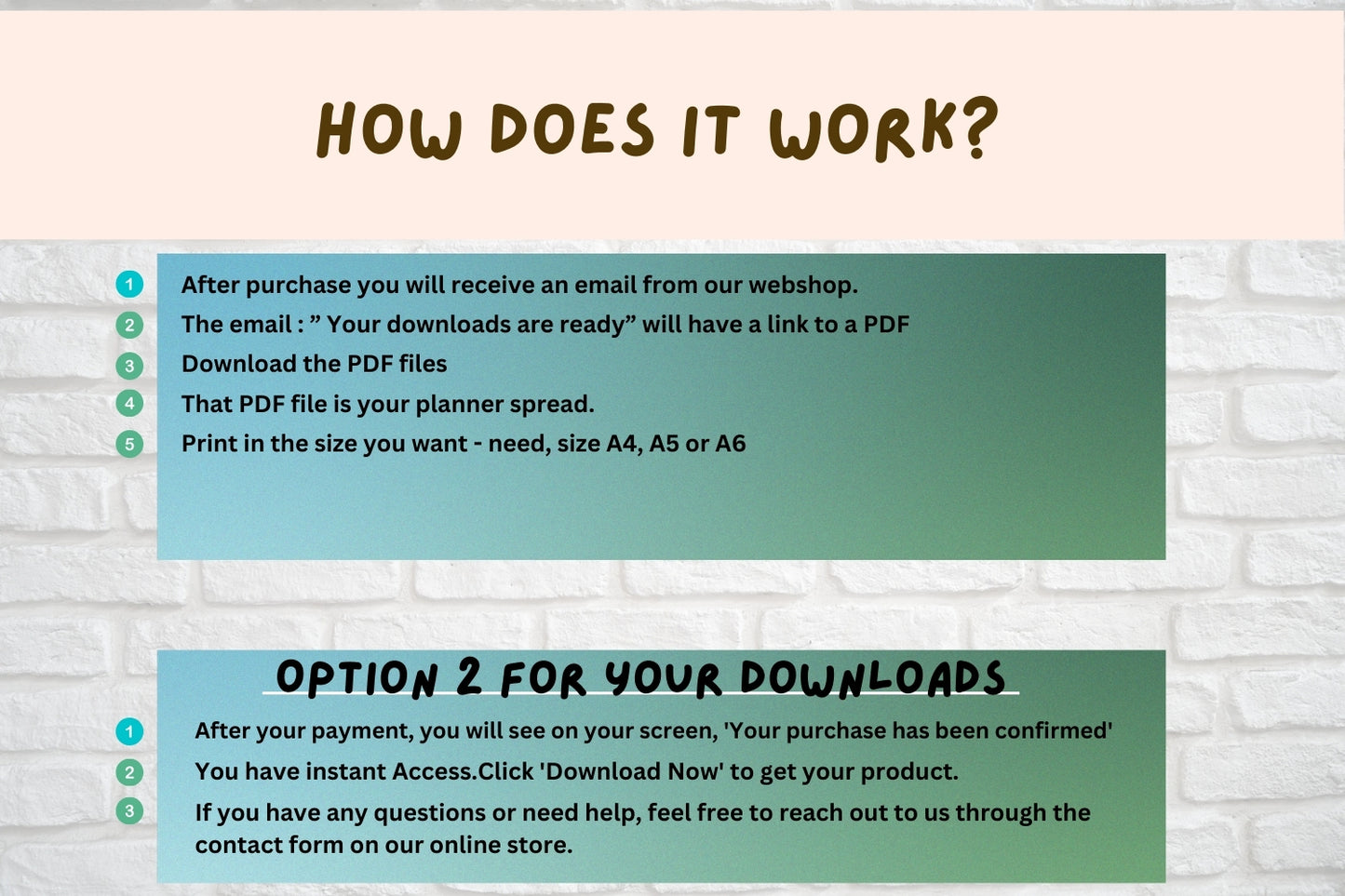 Instructions on how to download and print the Zero F*cks Given Planner, ensuring a smooth setup for your planning needs.