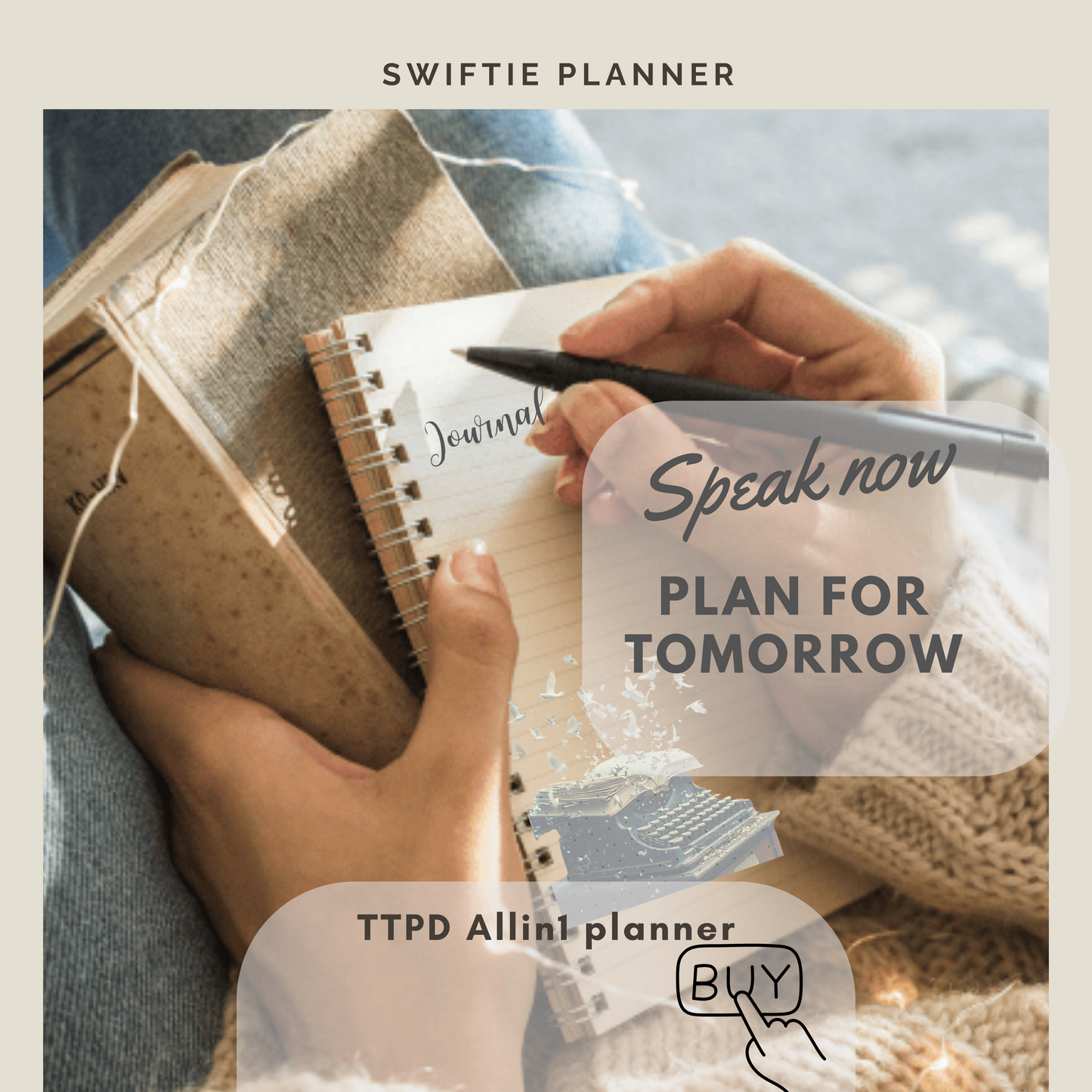 Taylor Swift TTPD Album Planner - Perfect for Swifties and TS Lovers