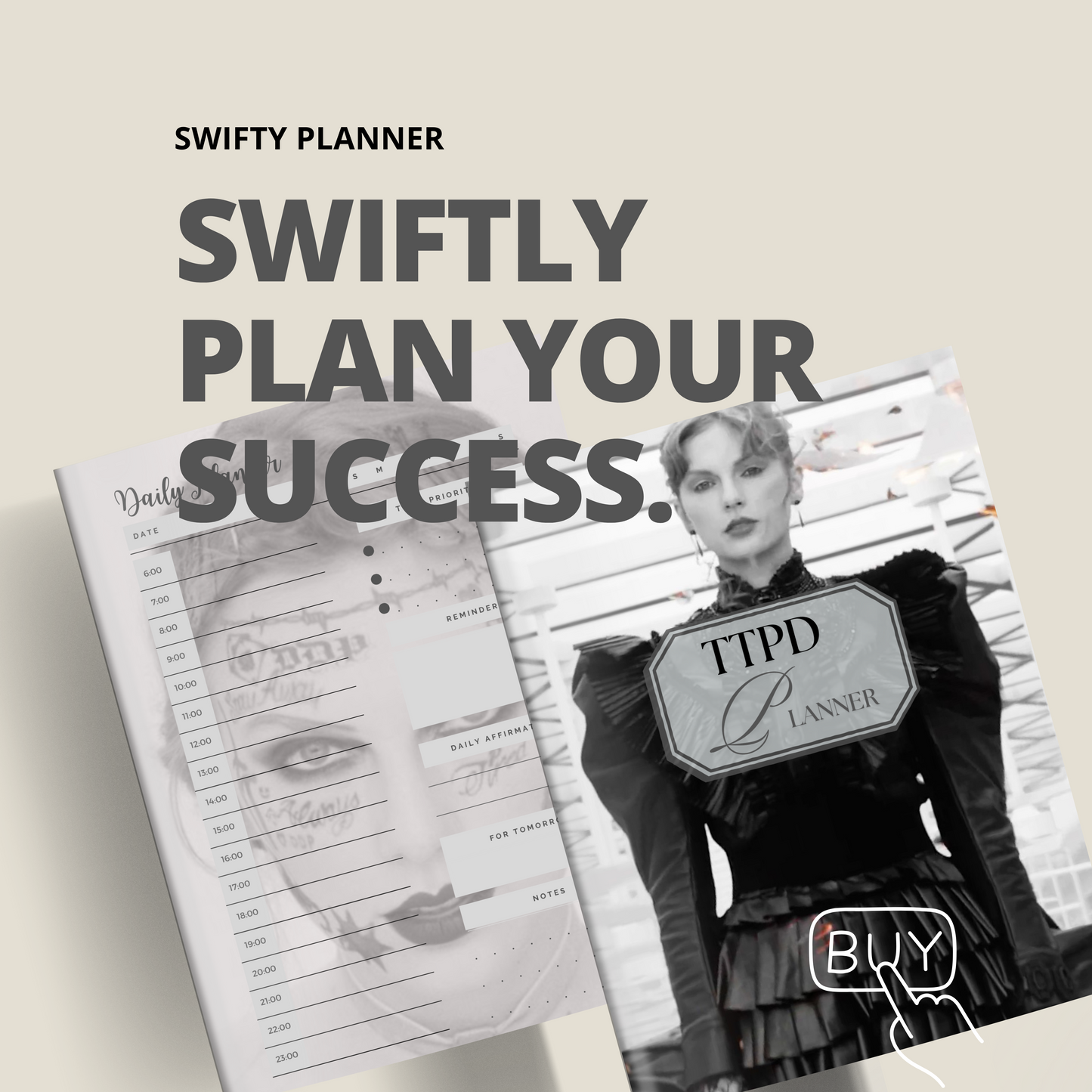 Taylor Swift TTPD Album Planner - Perfect for Swifties and TS Lovers