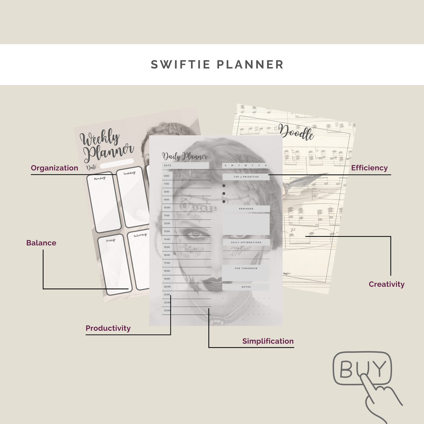 Taylor Swift TTPD Album Planner - Perfect for Swifties and TS Lovers